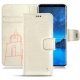 Capa em pele Samsung Galaxy S9 - Blanc escumo