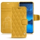 Custodia in pelle Samsung Galaxy S9 - Jaune soulèu - Couture