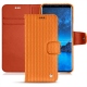 가죽 커버 Samsung Galaxy S9 - Abaca arancio