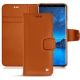 Samsung Galaxy S9 leather case - Orange vibrant