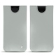 Pochette cuir Samsung Galaxy S9 - Gris ( Nappa - Pantone W428C ) 