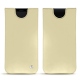 Samsung Galaxy S9 leather pouch - Beige ( Nappa - Pantone 7502C ) 