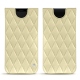 가죽 커버 Samsung Galaxy S9 - Beige - Couture ( Nappa - Pantone 7502C ) 