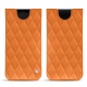 Lederschutzhülle Samsung Galaxy S9 - Orange - Couture ( Nappa - Pantone 1495U ) 