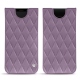 Pochette cuir Samsung Galaxy S9 - Lilas - Couture ( Nappa - Pantone 2645U ) 