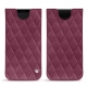 Capa em pele Samsung Galaxy S9 - Prune vintage - Couture