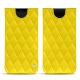 Custodia in pelle Samsung Galaxy S9 - Jaune fluo - Couture