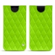 가죽 커버 Samsung Galaxy S9 - Vert fluo - Couture