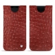 Capa em pele Samsung Galaxy S9 - Autruche ciliegia
