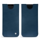 Samsung Galaxy S9 leather pouch - Blu mediterran