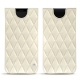 Samsung Galaxy S9 leather pouch - Blanc escumo - Couture
