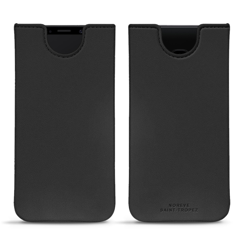 Pochette cuir Samsung Galaxy S9 - Noir PU