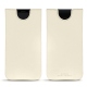 가죽 커버 Samsung Galaxy S9 - Blanc PU