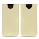 Samsung Galaxy S9 leather pouch - Beige PU