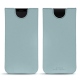 Pochette cuir Samsung Galaxy S9 - Bleu ciel PU