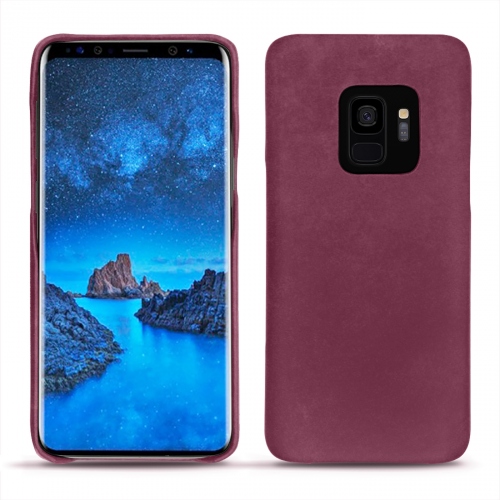 가죽 커버 Samsung Galaxy S9Prune vintage ( Pantone #612434 ) 
