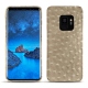 가죽 커버 Samsung Galaxy S9 - Autruche desert