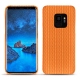 Coque cuir Samsung Galaxy S9 - Abaca arancio