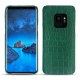 Coque cuir Samsung Galaxy S9 - Crocodile pino