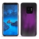 Samsung Galaxy S9 leather cover - Violet Patine