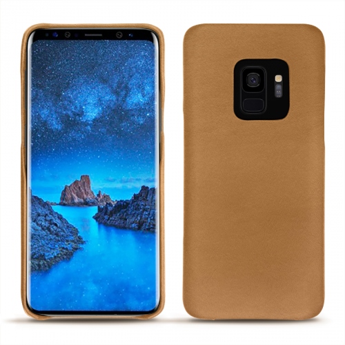Lederschutzhülle Samsung Galaxy S9Castan esparciate ( Pantone #824F2A )