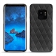 Coque cuir Samsung Galaxy S9 - Noir - Couture ( Nappa - Black ) 