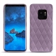 가죽 커버 Samsung Galaxy S9 - Lilas - Couture ( Nappa - Pantone 2645U ) 