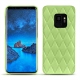 가죽 커버 Samsung Galaxy S9 - Vert olive - Couture ( Nappa - Pantone 578U ) 