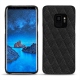 가죽 커버 Samsung Galaxy S9 - Ebène - Couture ( Sleek P C12 - Black ) 
