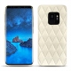 가죽 커버 Samsung Galaxy S9 - Blanc escumo - Couture