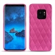 Coque cuir Samsung Galaxy S9 - Rose BB - Couture