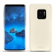 가죽 커버 Samsung Galaxy S9 - Blanc PU
