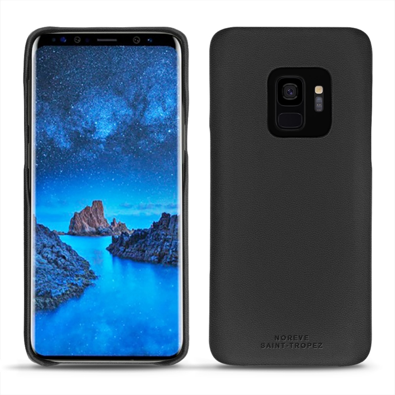 가죽 커버 Samsung Galaxy S9 - Noir PU