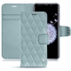 가죽 커버 Samsung Galaxy S9+ - Bleu ciel - Couture ( Nappa - Pantone 277C ) 