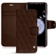 Funda de piel Samsung Galaxy S9+ - Châtaigne - Couture ( Pantone 476C ) 