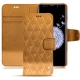 Housse cuir Samsung Galaxy S9+ - Or Maïa - Couture