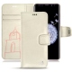 Samsung Galaxy S9+ leather case - Blanc escumo