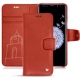 Samsung Galaxy S9+ leather case - Arange clouquié