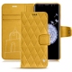 Samsung Galaxy S9+ leather case - Jaune soulèu - Couture