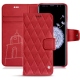 Housse cuir Samsung Galaxy S9+ - Rouge troupelenc - Couture