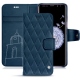 Samsung Galaxy S9+ leather case - Blu mediterran - Couture