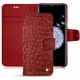 Housse cuir Samsung Galaxy S9+ - Autruche ciliegia