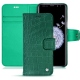 Housse cuir Samsung Galaxy S9+ - Crocodile pino