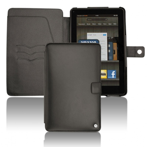 Capa em pele Amazon Kindle Fire 