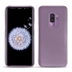 Coque cuir Samsung Galaxy S9+ - Lilas ( Nappa - Pantone 2645U ) 