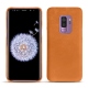 Samsung Galaxy S9+ leather cover - Mandarine vintage ( Pantone 165C ) 