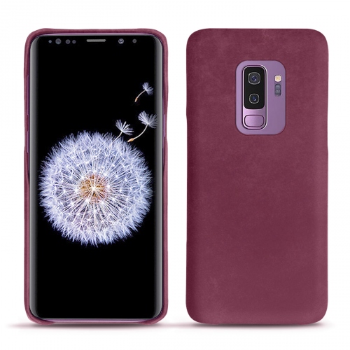 Funda de piel Samsung Galaxy S9+Prune vintage ( Pantone #612434 ) 