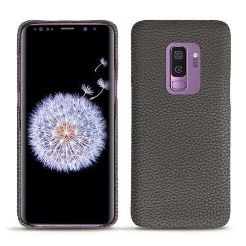 Samsung Galaxy S9+ leather coverAnthracite ( Pantone #41403c ) 