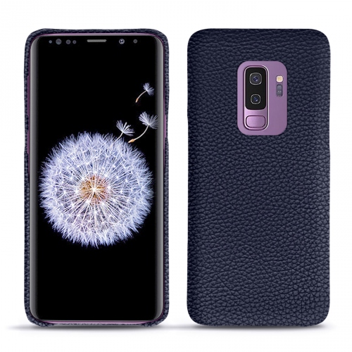 Protections (housses, coques, étuis) en cuir fabriquées main pour Samsung Galaxy S9+ Cobalt ( Pantone #2b253f ) 