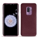 Coque cuir Samsung Galaxy S9+ - Lie de vin ( Pantone 5115C ) 